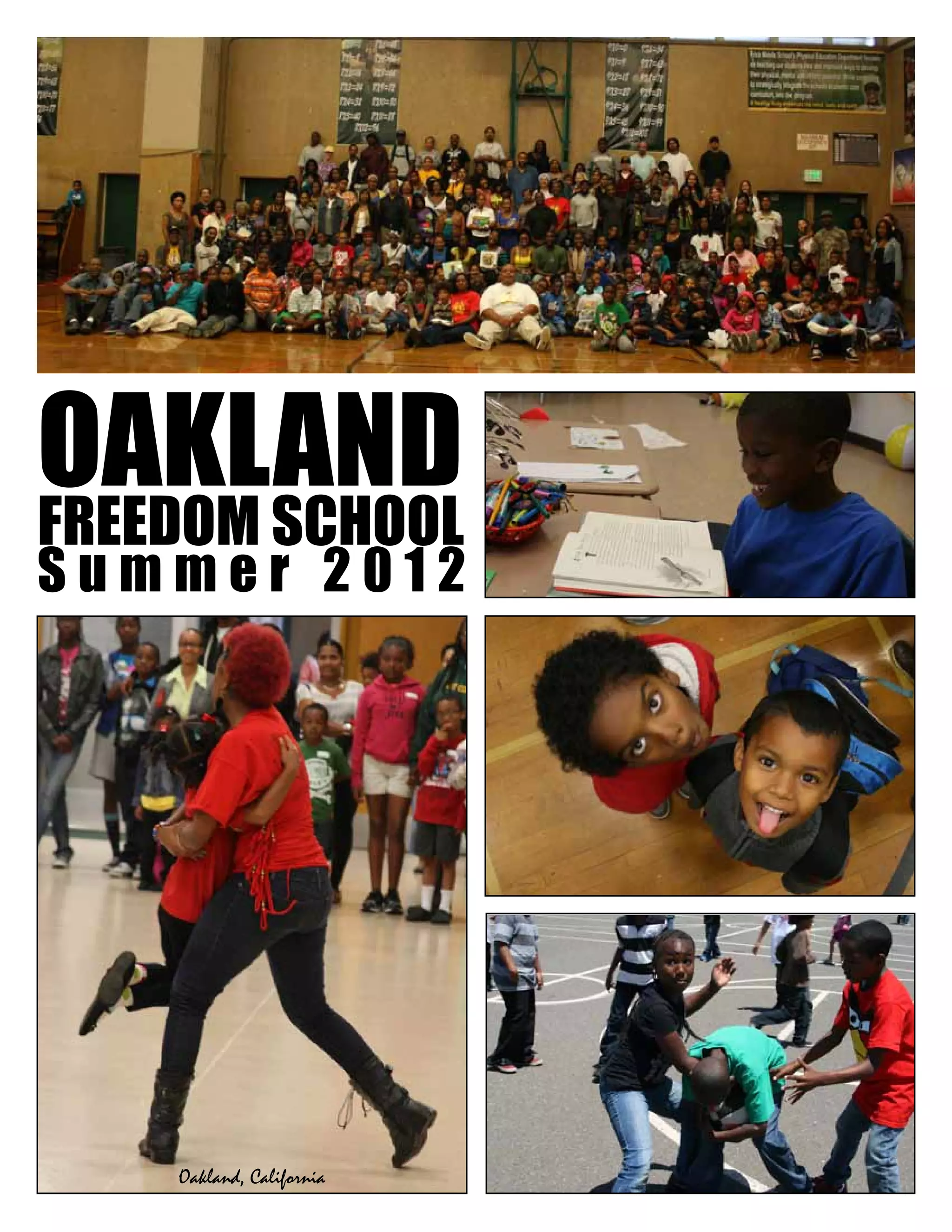 Oakland Freedom Schools 2012 Yearbook PDF