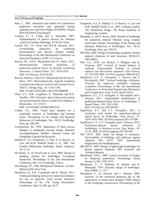 A Review of Human Induced Vibration on Footbridges | PDF
