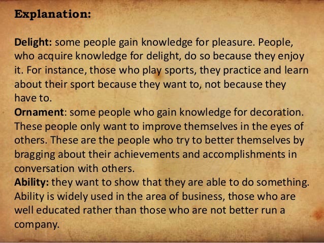 OF STUDIES by Francis Bacon