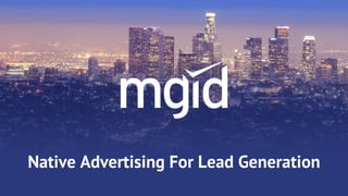 Native Advertising For Lead Generation
 