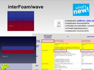 interFoam/wave
17
runApplication setWaves -alpha alp
runApplication decomposePar
runParallel renumberMesh -overwrite
runParallel $(getApplication)
runApplication reconstructPar
 