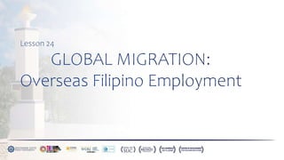 Overseas Filipino Workers in Abroad/ Migration | PPTX