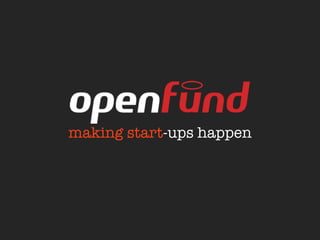 making start-ups happen
 