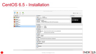 CentOS 6.5 - Installation
© IndiQus Technologies Pvt. Ltd.10
 