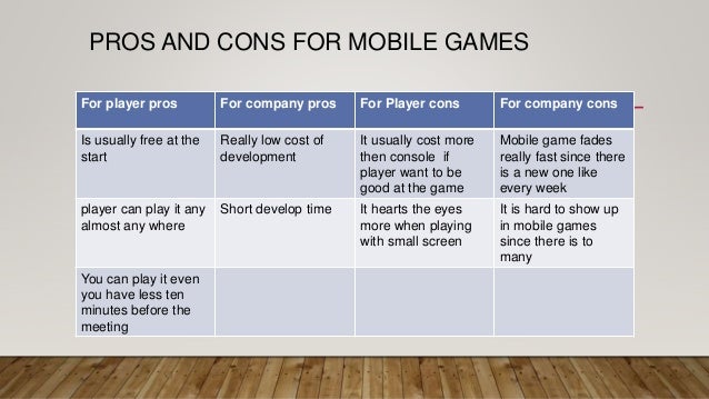 essay about pros and cons of video games