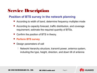 Og 102 site survey and layout of bts issue1.5 | PPT