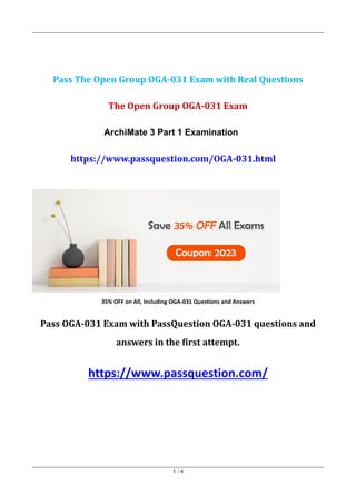 OGA-031 Examsfragen