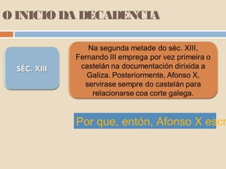 O INICIO DA DECADENCIA




          Por que, entón, Afonso X escr
 
