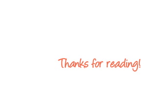 Thanks for reading!
 