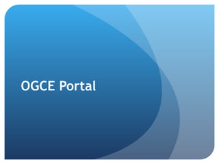 OGCE Portal 