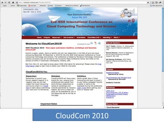 CloudCom 2010 