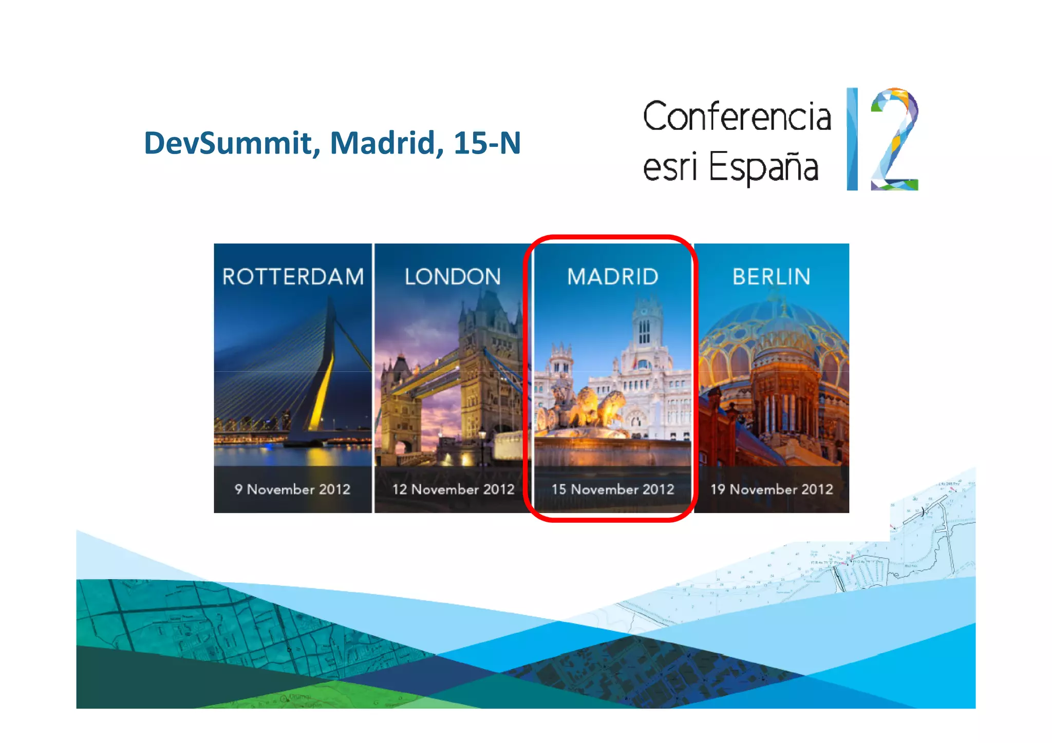 DevSummit, Madrid, 15-N
 