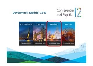 DevSummit, Madrid, 15-N
 
