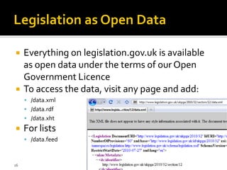 Linking UK Government Data, John Sheridan
