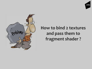 How to bind 2 textures
and pass them to
fragment shader ?
 