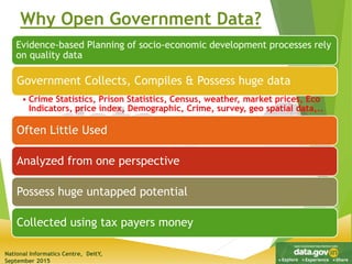 Open Government Data (OGD) Platform India for Transparency & Innovation ...