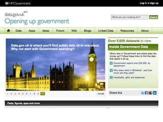 Networked life, networked
work, networked learning
    Open Gov Data
 