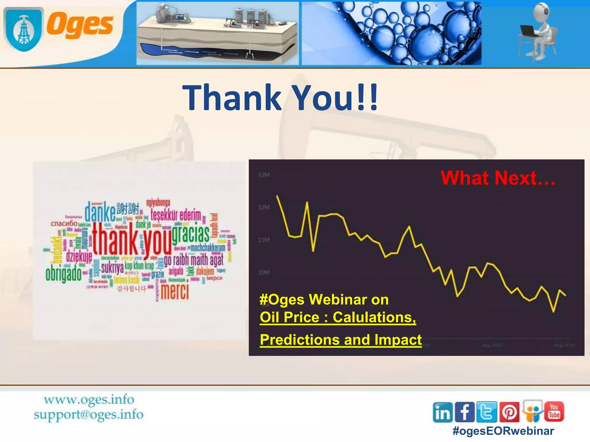 Mail to support@oges.info
Tweet to @oges.info with #OgesEORwebinar
Text on GoToWebinar chat
For Questions to Panel
#ogesEORwebinar
 