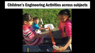 Children’s Engineering Activities across subjects
 