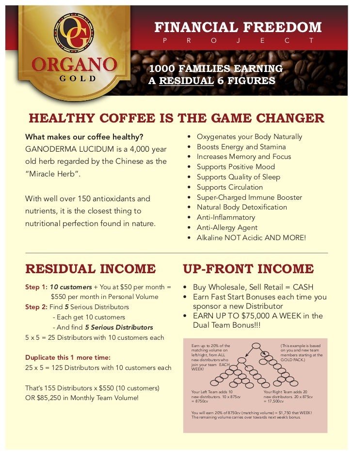 Og financial freedom project placemat presentation