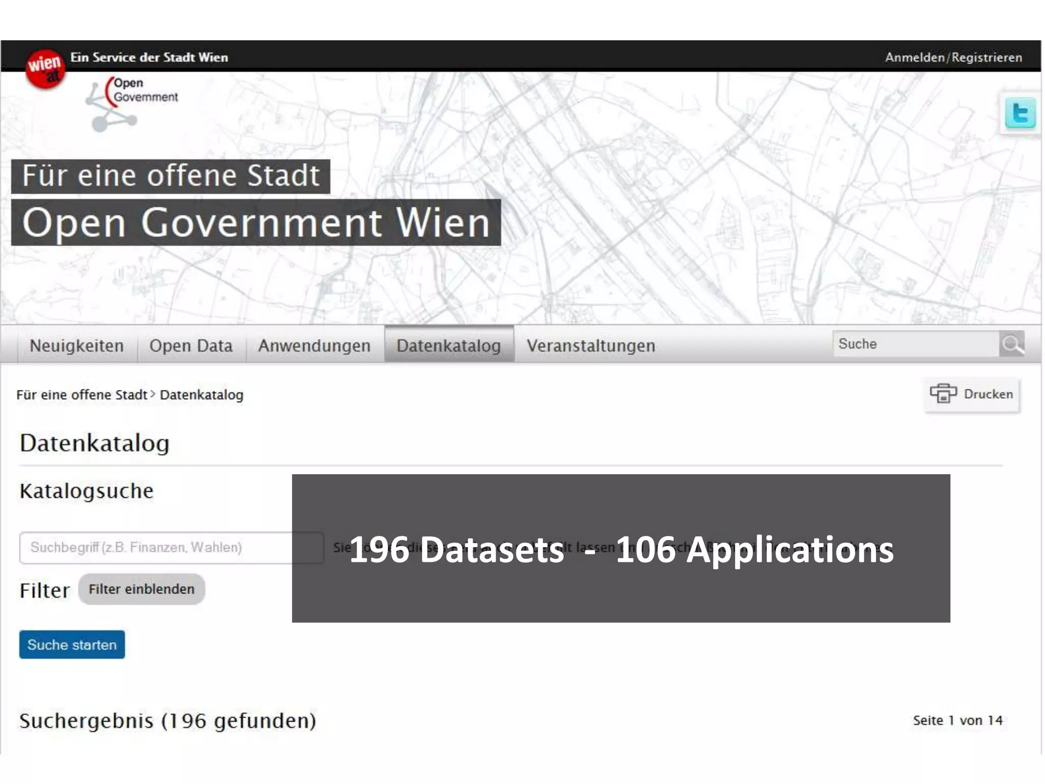 196 Datasets - 106 Applications

 