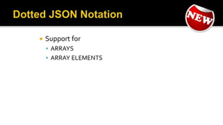  Support for
 ARRAYS
 ARRAY ELEMENTS
 