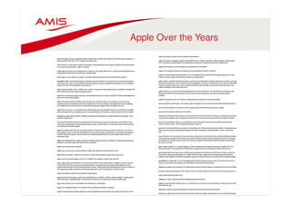 Apple Over the Years 
 