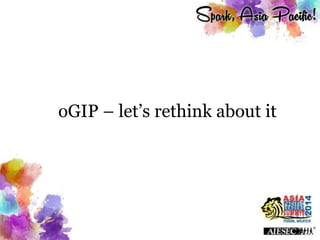 oGIP – let’s rethink about it
 