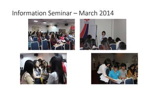 Information Seminar – March 2014
 