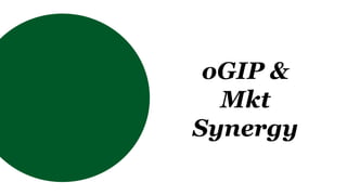 WHY SYNERGY?
• It is not just up to front-office operations (GIP/ GCDP) to
design the whole programme plan.
• Back-Office ...
