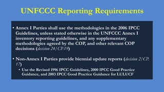 Ogle UNFCC inventory reporting needs Nov 10 2014