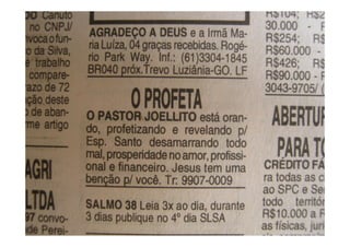 POR QUE RAZÃO REAL,
NÃO TRAGO MAIS
PESSOAS PARA A
IGREJA?
 