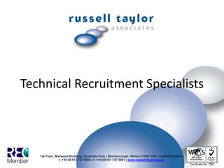 Technical Recruitment Specialists   