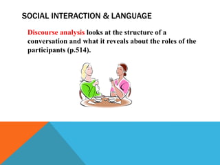 discourse analysis: understanding language in social... Language in Social Contexts | PPTX