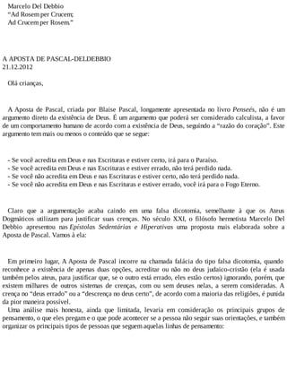 O grande computador celeste (marcelo del debbio)