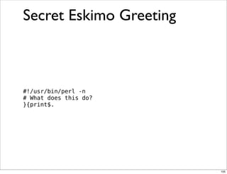 Obfuscation, Golfing and Secret Operators in Perl