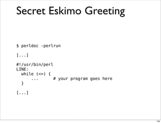 Obfuscation, Golfing and Secret Operators in Perl