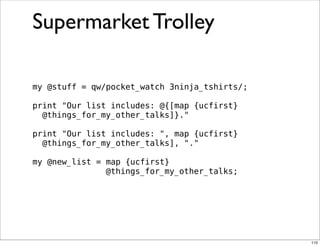 Obfuscation, Golfing and Secret Operators in Perl