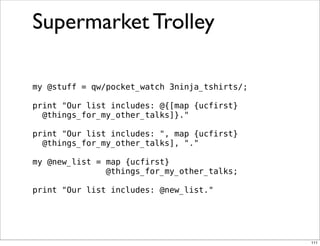 Obfuscation, Golfing and Secret Operators in Perl