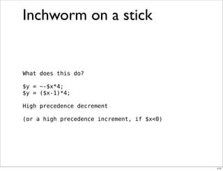 Obfuscation, Golfing and Secret Operators in Perl