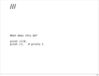 Obfuscation, Golfing and Secret Operators in Perl