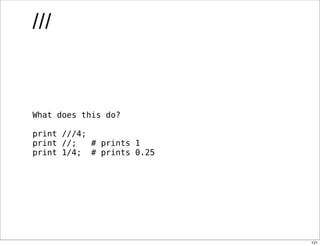 Obfuscation, Golfing and Secret Operators in Perl