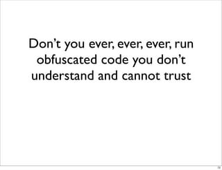 Obfuscation, Golfing and Secret Operators in Perl