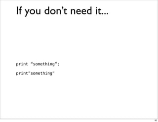 Obfuscation, Golfing and Secret Operators in Perl