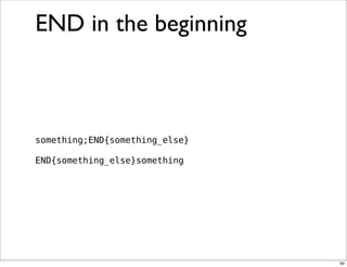 Obfuscation, Golfing and Secret Operators in Perl