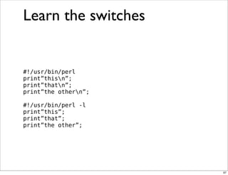 Obfuscation, Golfing and Secret Operators in Perl
