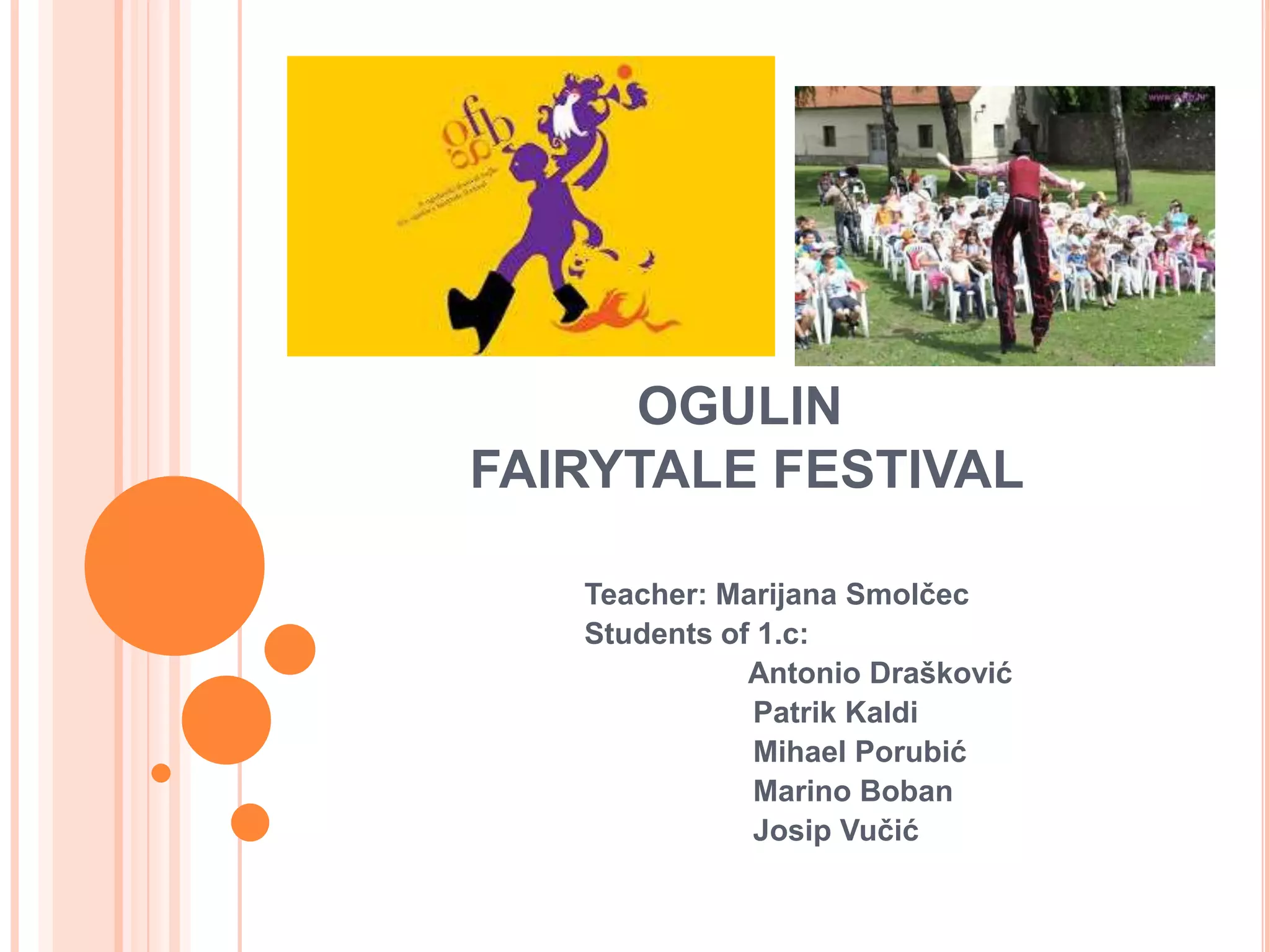 Ogulin Fairytale festival PPT