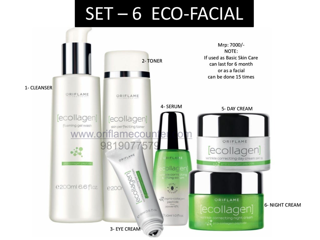 Oriflame Facial Kit list
