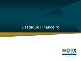 1º poço a ser perfurado no 2S11160 Km0-50 Metros128 KmParáLegendaBlocos OGXCampos emProduçãoMaranhãoNova fronteira com modelo geológico similar a costa oeste da áfrica onde foram feitas descobertas significativas recentemente16