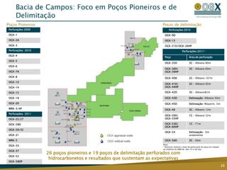 45 poços perfurados